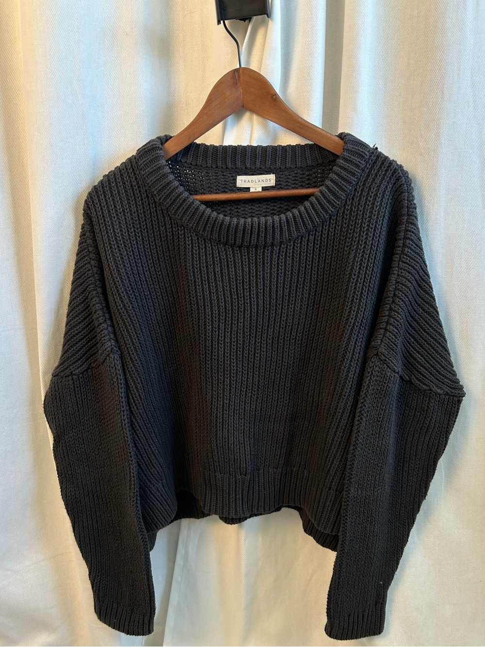 Tradlands Cottage Crewneck Cotton Sweater